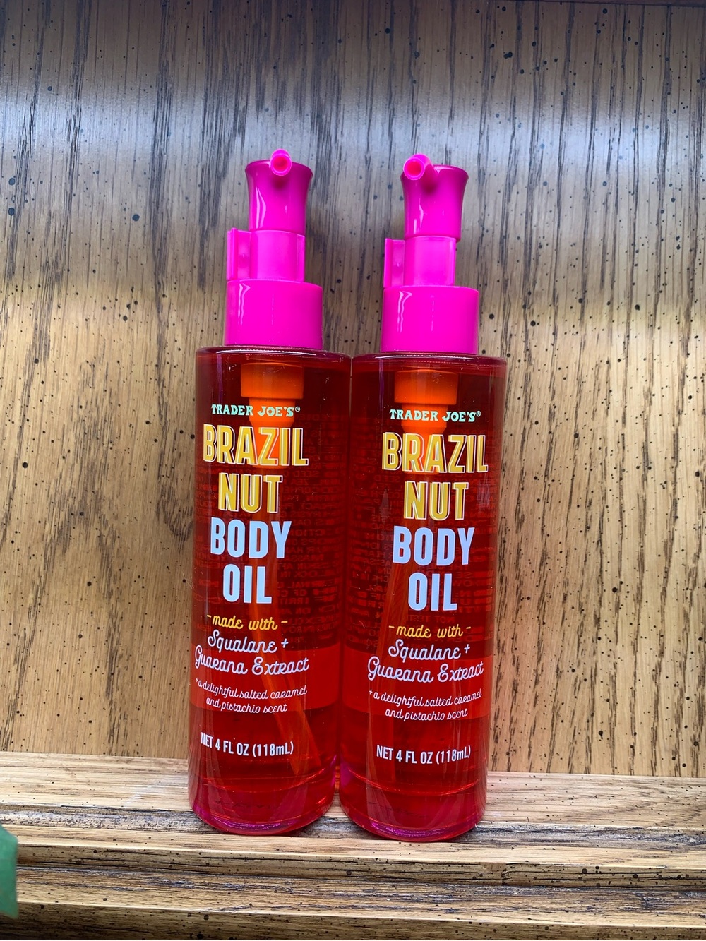 Trader Joe’s Brazil nut body oil set